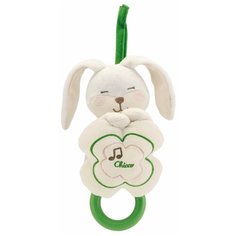 Подвесная игрушка Chicco Мягкий зайчик (27260) белый/зеленый