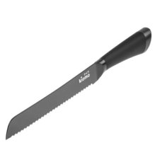 Нож для хлеба Kiomo 32-18, лезвие 20 см, черный