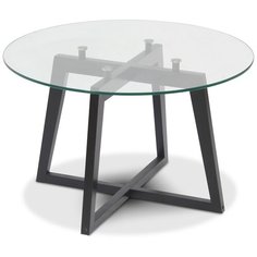 Столик журнальный Мебелик Рилле 445, d: 70 см, венге