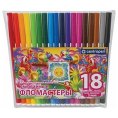 Centropen Набор фломастеров Птицы (7790/18-87), 18 шт.