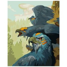Белоснежка Картина по номерам "Гордые орлы" 40х50 см (845-AB)