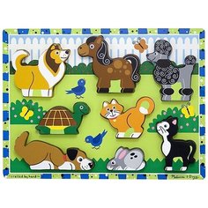 Рамка-вкладыш Melissa & Doug Домашние животные (3724), 8 дет.