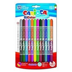 Carioca Фломастеры "Bi-Color" 12 шт. (42265)