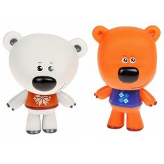 Набор для ванной Играем вместе Мимимишки Кеша и Тучка (LX-M304) белый/оранжевый