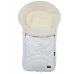 Конверт-мешок Nuovita Tundra Bianco меховой 90 см белый