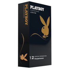 Презервативы Playboy Ультратонкие, 12 шт.