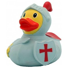 Игрушка для ванной FUNNY DUCKS Рыцарь уточка (1866) серый/красный/желтый