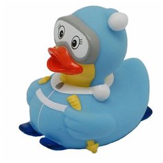 Игрушка для ванной FUNNY DUCKS Лыжница уточка голубой