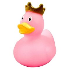 Игрушка для ванной FUNNY DUCKS Уточка в короне розовый