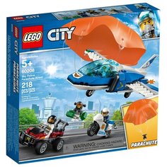 Конструктор LEGO City 60208 Воздушная полиция: арест парашютиста
