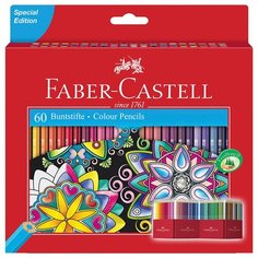 Faber-Castell Карандаши цветные Замок 60 цветов (111260)