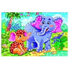 Рыжий кот Картина из пайеток Любимая история М-8643