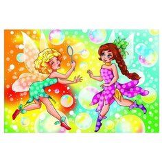 Рыжий кот Картина из пайеток Красивые Феи М-8649