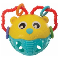 Погремушка Playgro Roly Poly Rattle голубой/желтый