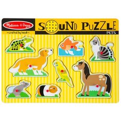 Рамка-вкладыш Melissa & Doug Домашние животные (730), 8 дет.