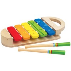 Hape ксилофон Радуга Е0302 бежевый/голубой/желтый