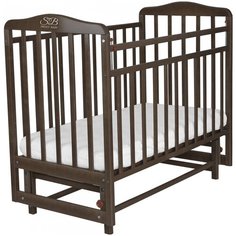 Кроватка SWEET BABY Ennio (качалка), поперечный маятник венге