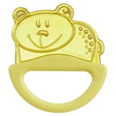 Прорезыватель-погремушка Canpol Babies Rattle with soft bite teether 13/107 желтый мишка