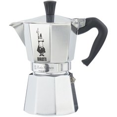 Гейзерная кофеварка Bialetti Moka Express (6 чашек), серебристый