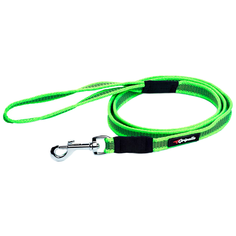 Поводок для собак Gripalle прорезиненный, стальная фурнитура салатовый 3 м 18 мм