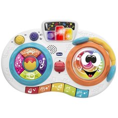 Интерактивная развивающая игрушка Chicco Пульт DJ, белый/синий/оранжевый