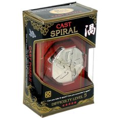 Головоломка Cast Puzzle Spiral, уровень сложности 5 (HZ 5-05) серый