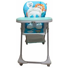 Стульчик для кормления BellaBaby B-003S, светло-голубой