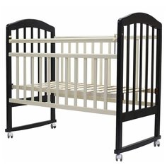 Кроватка Топотушки Лира-2 (качалка), на полозьях венге/слоновая кость