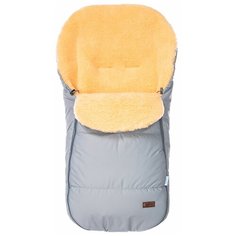 Конверт-мешок Nuovita Vichingo Pesco меховой 90 см серый