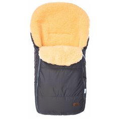 Конверт-мешок Nuovita Vichingo Pesco меховой 90 см пепельный