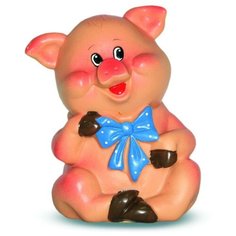 Игрушка для ванной Весна Поросенок с бантиком (В2329) розовый