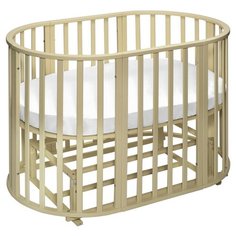 Кроватка SWEET BABY Delizia V2 9 в 1 (трансформер), поперечный маятник avorio