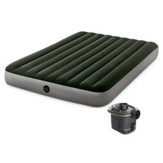 Надувной матрас Intex Prestige Downy Bed Dura-Beam (64779) зеленый