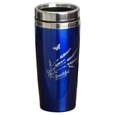 Термокружка Komandor Beautiful, 0.45 л синий