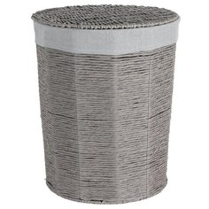 Доляна Корзина для белья Классик 38х38х47 см серый