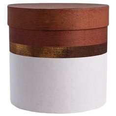 Коробка подарочная Дарите счастье Пантон 04 19 × 19 см белый/коричневый