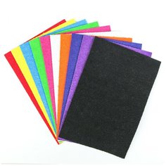 Calligrata Набор фоамирана для декорирования Пенка травка 2410100 (10 шт.) разноцветный