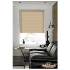 Рулонная штора Эскар миниролло Дарси (коричневый), 57х160 см