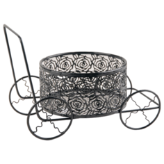 Подставка Доляна Коляска 20,5х12х13,5 см черный