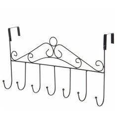 Вешалка Доляна Завиток 1260280 черный