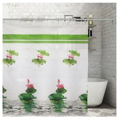 Штора для ванной Доляна Лилия 180x180 4446548 лилия