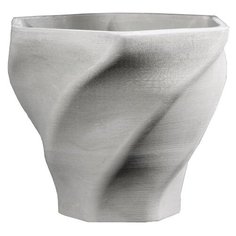 Кашпо Дарите счастье Феерия 15 х 14 см серый