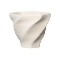 Кашпо Дарите счастье Феерия 15 х 14 см белый