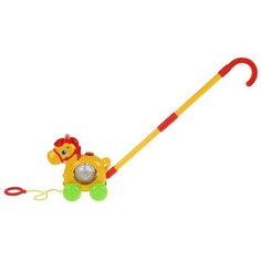 Каталка-игрушка Умка Лошадка HT858-R (24) желтый
