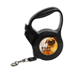 Поводок-рулетка для собак Пушистое счастье Body guard 4793827 черный 3 м