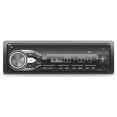 Автомагнитола ACV AVS-1712W/AVS-1712R, черный/белая подсветка