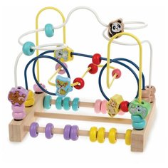 Лабиринт Mapacha Счеты 76825 бежевый/белый/желтый/синий