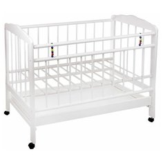 Кроватка ЧП Смирнов Женечка-2 (качалка) белый