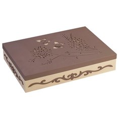 Yiwu Zhousima Crafts Шкатулка Летняя пора 2258901 бежевый/коричневый