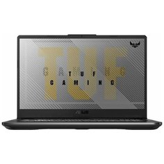 Ноутбук ASUS TUF Gaming A17 FX706LI-H7041 (Intel Core i5 10300H 2500MHz/17.3"/1920x1080/8GB/256GB SSD/1000GB HDD/NVIDIA GeForce GTX 1650 Ti 4GB/Без ОС) 90NR03S1-M02530, серый